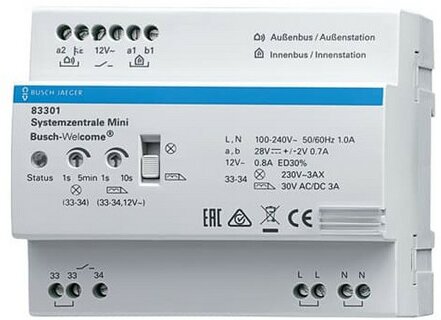 Busch-Jaeger Systemzentrale Mini 83301 | 8300-0-0462