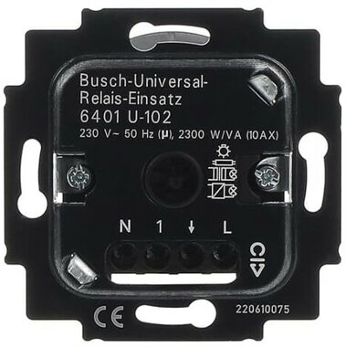 Busch-Jaeger Busch-Universal-Relais-Einsatz 6401 U-102 | 6401-0-0048