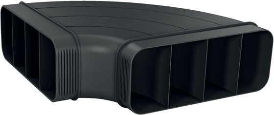 Neff Z861SB1 90 Flachkanalbogen horizontal, schwarz