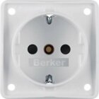 Berker 941952502 Steckdose erh.BS Integro pw m.