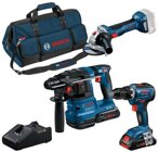 Bosch Profi-Set 18Vkit:GSR+GBH+GWS+2x4,0Ah