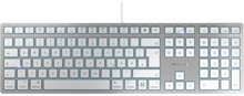 CHERRY KC 6000 SLIM - Tastatur - QWERTZ - Deutsch - Silber