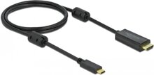 DeLOCK Aktives USB Type-C zu HDMI Kabel (DP Alt Mode) 4K 60 Hz 1 m