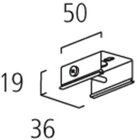 Eutrac 99-075-6 PENDELCLIP weiss