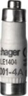 Hager LE1404 Sicherung D01 E14 4A 400V gG