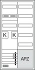 Hager ZB32SET25LK KS 2ZP,BKE-I,APZ,VT5,2feldig