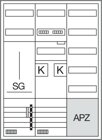 Hager ZB33SET28LK KS 2ZP,SG,BKE-I,APZ,VT5,3f.