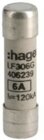 Hager LF306G Zyl.Sicherung gG 6A 500V AC 120kA