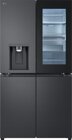 LG GMG960EVJE Side-by-Side Khlschrank French Door, Schwarz, Festwasser