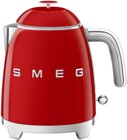 Smeg KLF05RDEU Mini Wasserkocher, 0,8 Liter, rot