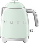 Smeg KLF05PGEU Mini Wasserkocher, 0,8 Liter, pastellgrn