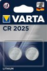 Varta CR 2025 Knopfzelle Lithium Blister 2