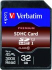 Verbatim SDHC-Card 32GB Premium Class 10