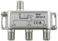 Wisi DM 03 D Verteiler 3-fach 5,8 dB 1300MHz