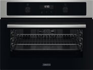 Zanussi ZVEKN7X1 Kompakt-Backofen, edelstahl/schwarz